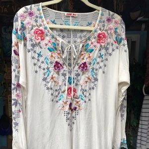 “Johnny Was “Gauze Blouse